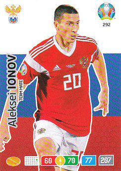 Aleksei Ionov Russia Panini UEFA EURO 2020#292